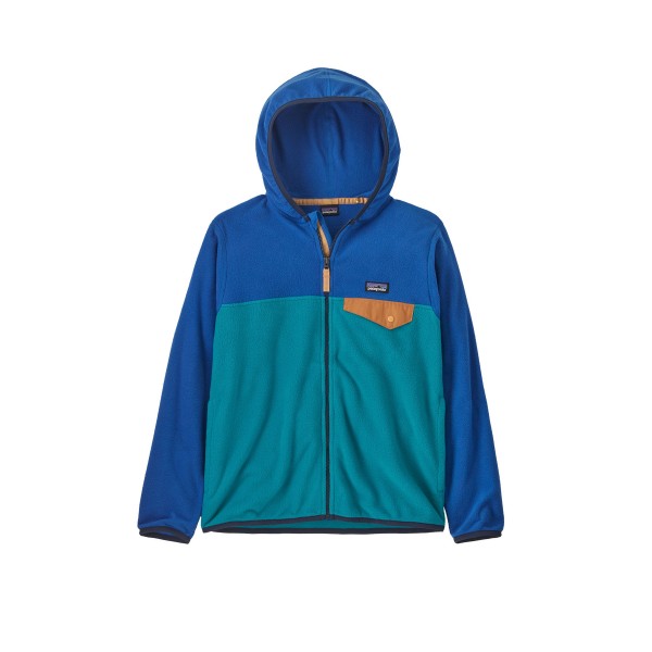 Kids' Patagonia Micro D Snap-T Fleece Jacket (Belay Blue)