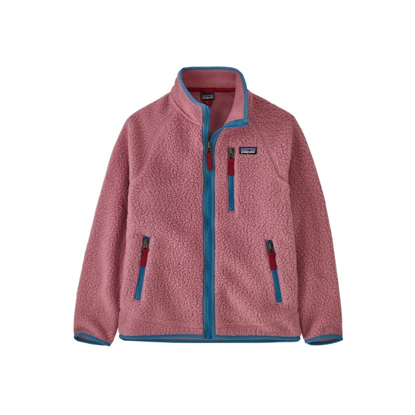 Kids' Patagonia Retro Pile Fleece Jacket (Light Star Pink)
