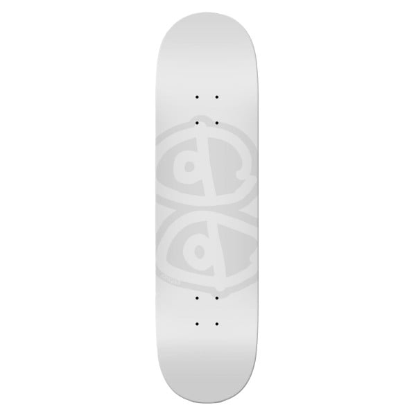 Krooked Eyes Skateboard Deck 8.06" (White)