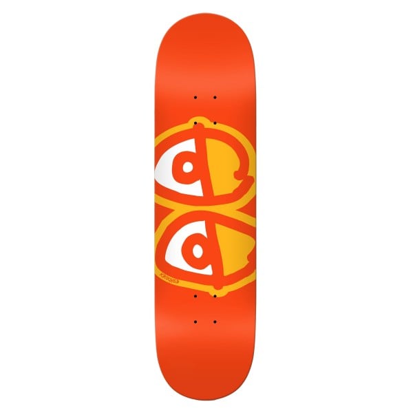 Krooked Eyes Skateboard Deck 8.25" (Orange)