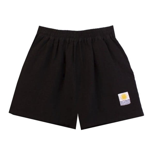 L.F.Markey Basic Linen Shorts (Black)