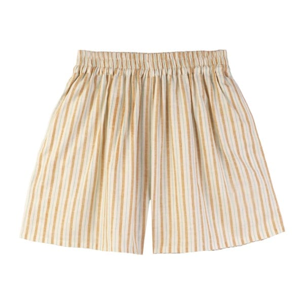 L.F.Markey Basic Linen Shorts (Citrus Stripe)