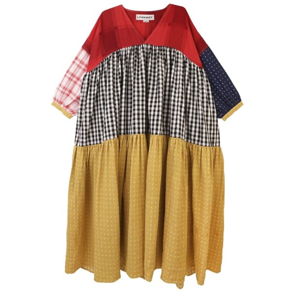 L.F.Markey Ballad Dress (Patchwork Check)