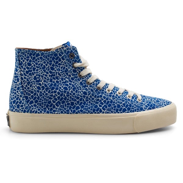 Vans ComfyCush Era kids sneakers VM003 Canvas Hi (Cracked Blue/White/White)