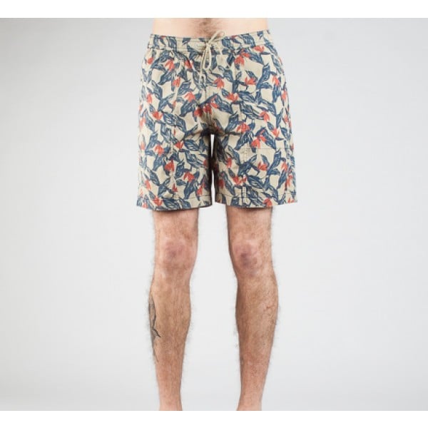 Lightning Bolt Turtle Stretch Floral BoardShorts (Twill)