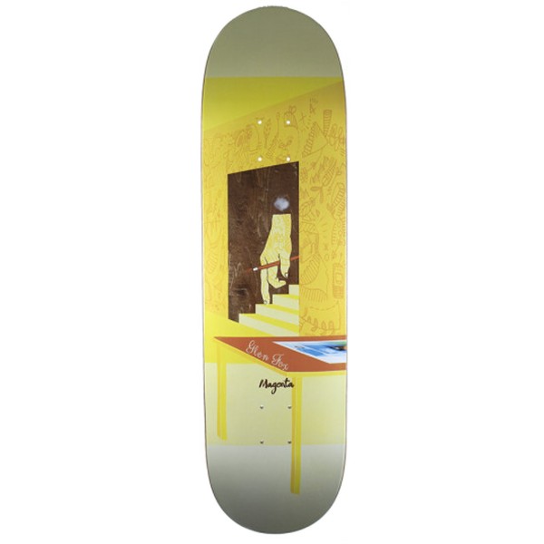 Magenta Glen Fox Sleep Series Skateboard Deck 8.125"