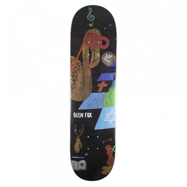Magenta Glen Fox Zoo Series Skateboard Deck 8.25"