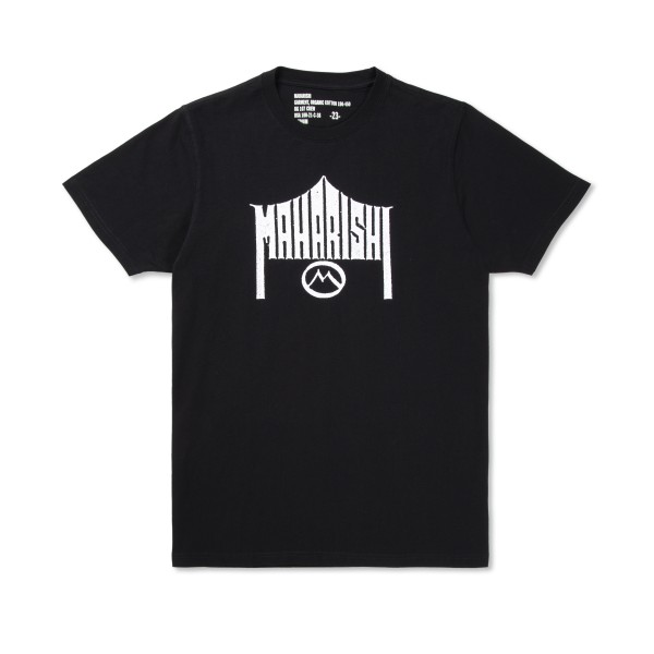Maharishi 1995 Organic Cotton Jersey T-Shirt (Black/Temple Kay-One Print)