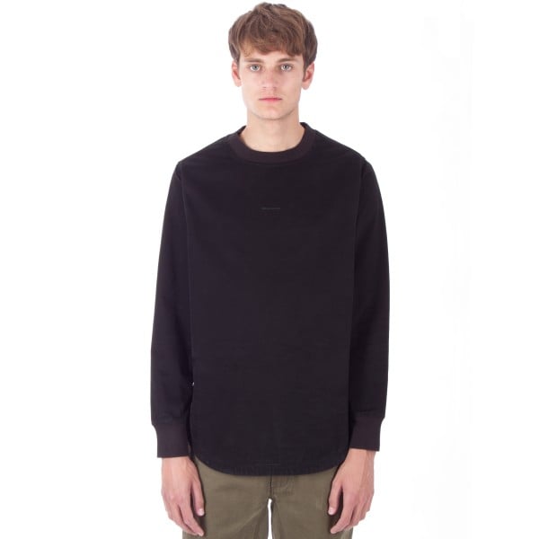 Maharishi Woven Crew Neck Sweatshirt (Black)