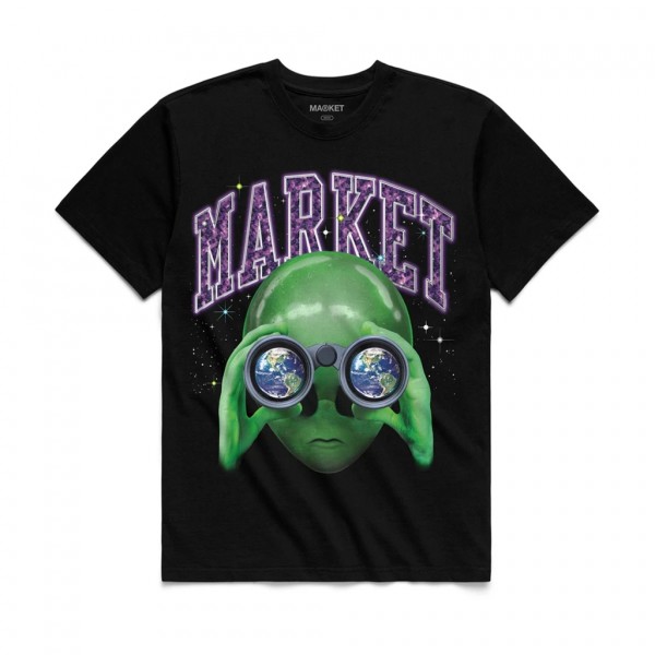 Market Alien Sightseeing T-Shirt (Black)
