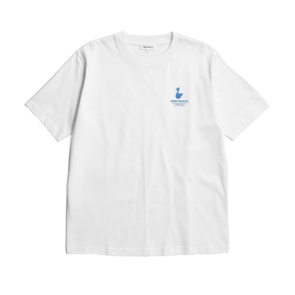 Norse Projects Johannes Organic The Lakes Print T-Shirt (White)