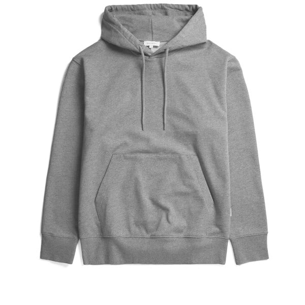 Norse Projects Standard Pullover Hooded Sweatshirt (Grey Melange)