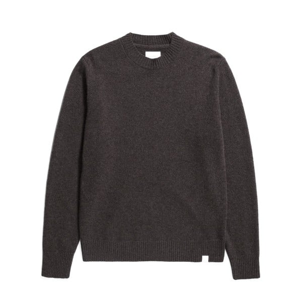 Norse Projects Standard Merino Lambswool Sweater (Heathland Brown)