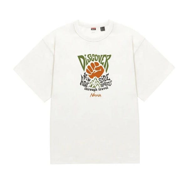 Nanga Eco Hybrid DCV Print T-Shirt (White)