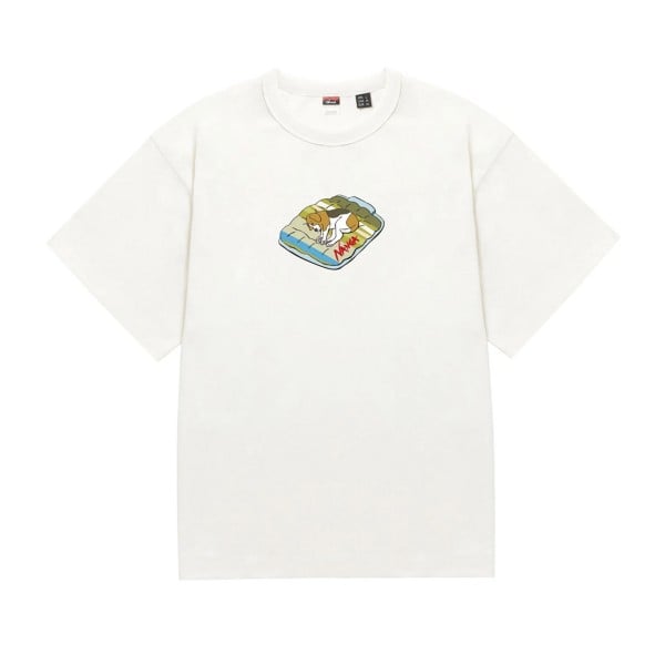 Nanga Eco Hybrid Dog Print T-Shirt (White)