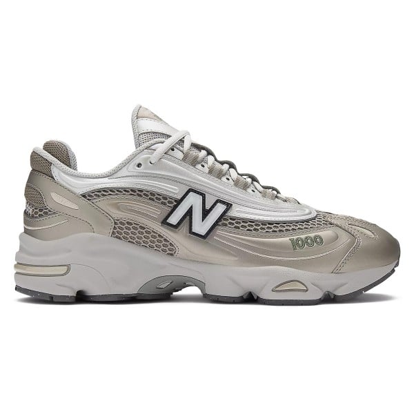 New Balance 1000 (Arid Stone/Light Silver Metallic/Dark Alpine Green)
