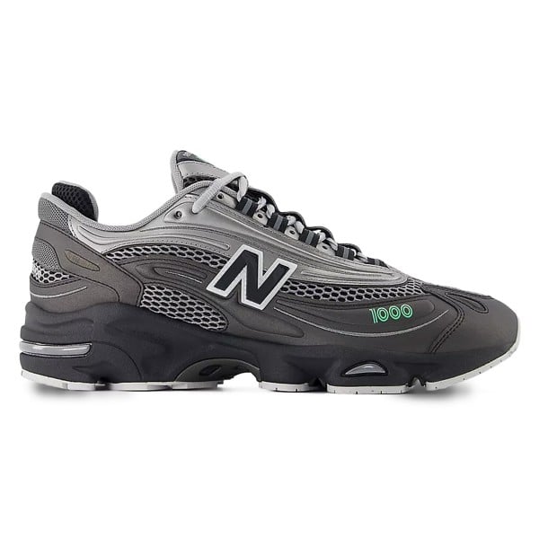 New Balance 1000 (Black/Dark Silver Metallic/Lime Leaf)