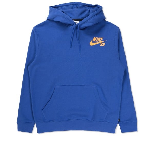 Nike SB Icon Pullover Hooded Sweatshirt (Game Royal/Total Orange)