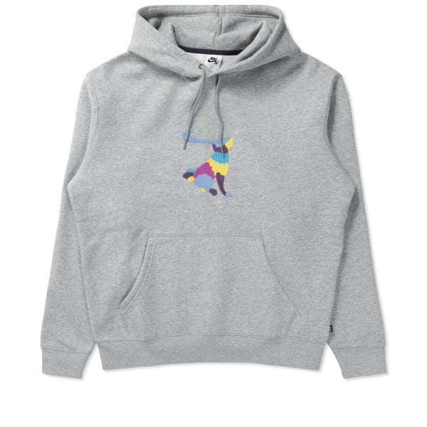 Nike SB Stand Alone Skate Pullover Hooded Sweatshirt (Dark Grey Heather)