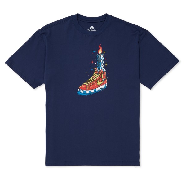 Nike SB Waxed T-Shirt (Midnight Navy)
