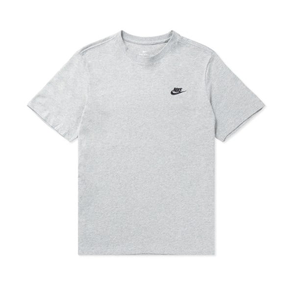 Nike Sportswear Club T-Shirt (Dark Grey Heather/Black)