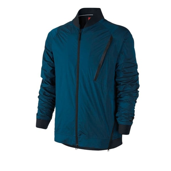Nike Tech Hypermesh Varsity Jacket (Industrial Blue/Black)