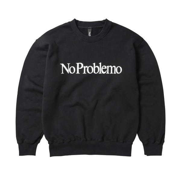 No Problemo Crew Neck Sweatshirt (Black)