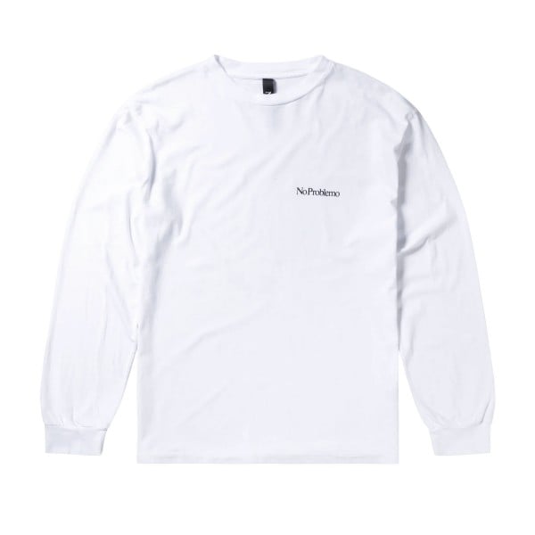 No Problemo Mini Problemo Long Sleeve T-Shirt (White)