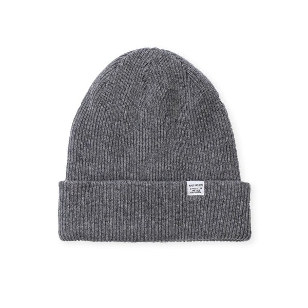 Norse Projects Beanie (Grey Melange)