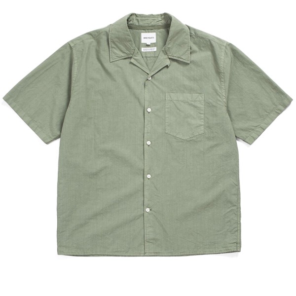 Norse Projects Carsten Tencel Shirt (Nevada leather sandals)