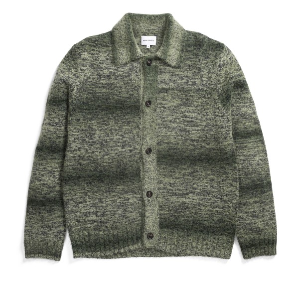 Norse Projects Erik Space Dye Alpaca Mohair Cotton Jacket (Army Green)