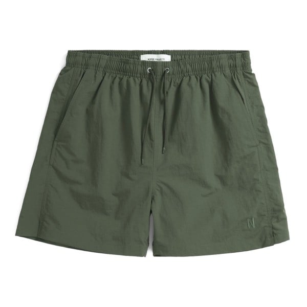 Norse Projects Hauge Recycled Nylon Swimmers (Spruce Green)