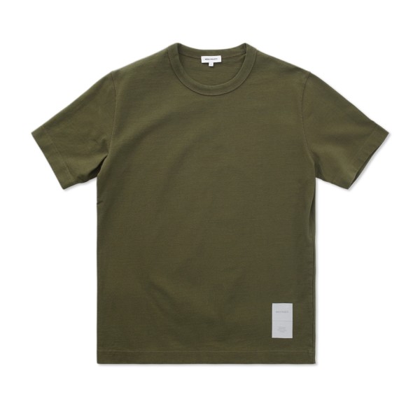 Norse Projects Holger Relaxed Organic Heavy Tab Series T-Shirt (Army Green)