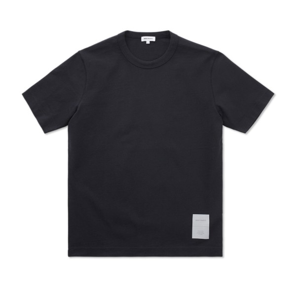 Norse Projects Holger Relaxed Organic Heavy Tab Series T-Shirt (Dark Navy)