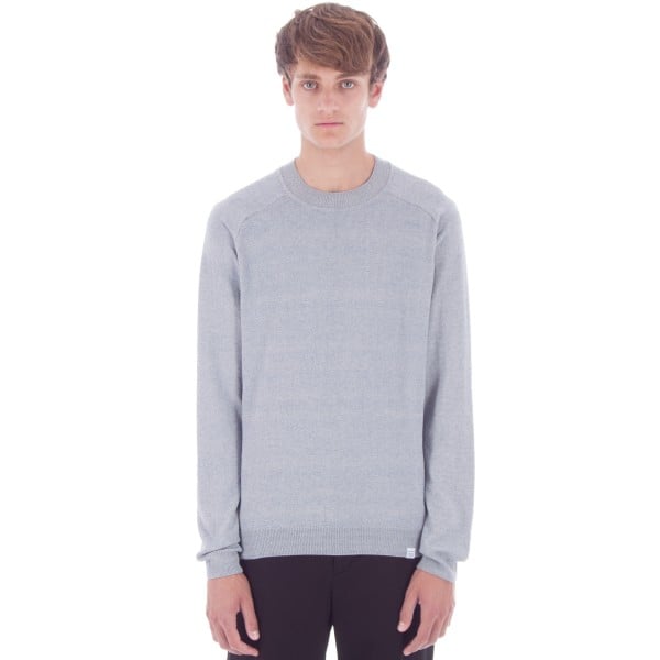 Norse Projects Karl Twisted Cotton Crew Neck Sweatshirt (Marginal Blue)