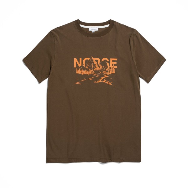 Norse Projects Mountain T-Shirt (Dark Olive)