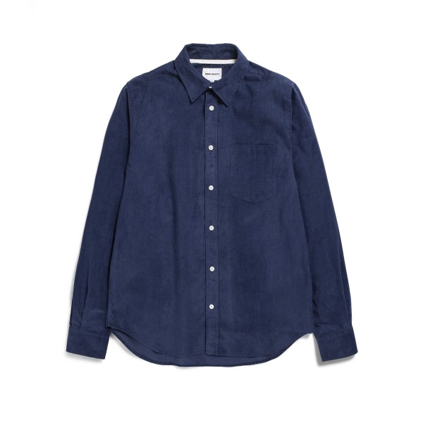 Norse Projects Osvald Corduroy Shirt (Navy)