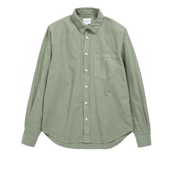 Norse Projects Osvald Tencel Shirt (Nevada leather sandals)