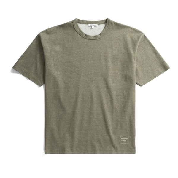 Norse Projects Simon Loose Printed T-Shirt (Sediment Green)