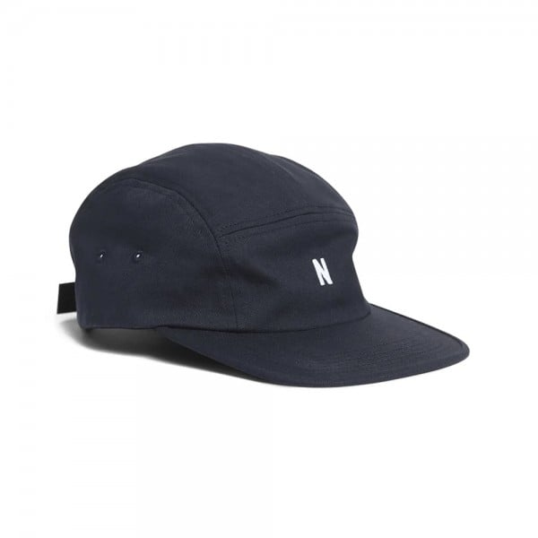 Norse Projects Twill 5 Panel Cap (Dark Navy)