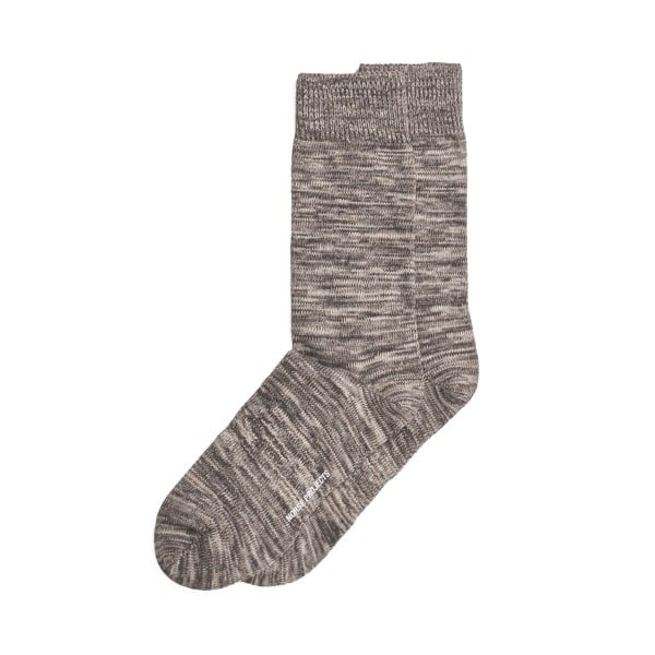 Norse Projects Bjarki Heavy Cotton Twist Sock (Mahogany)
