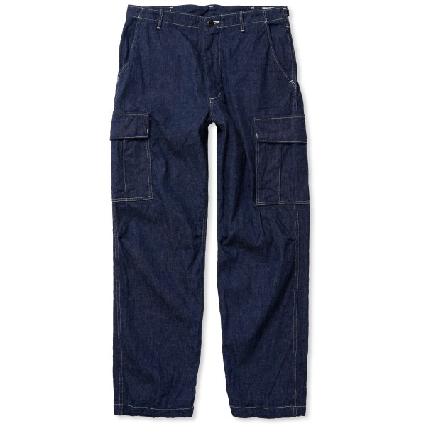 orSlow Vintage Fit 6 Pockets Denim Cargo Pants (One Wash)