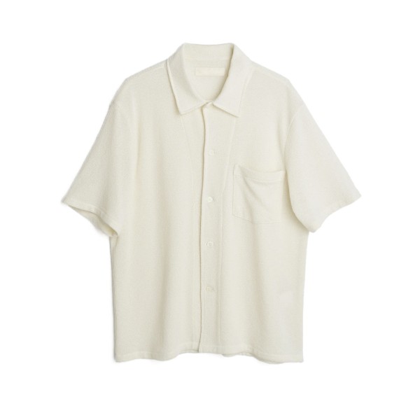 Our Legacy Box Short Sleeve Shirt (White Boucle)