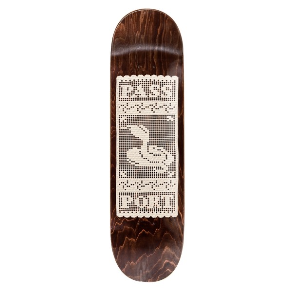 PASS~PORT Doily Snake Skateboard Deck 8.25" (Wood Grain)