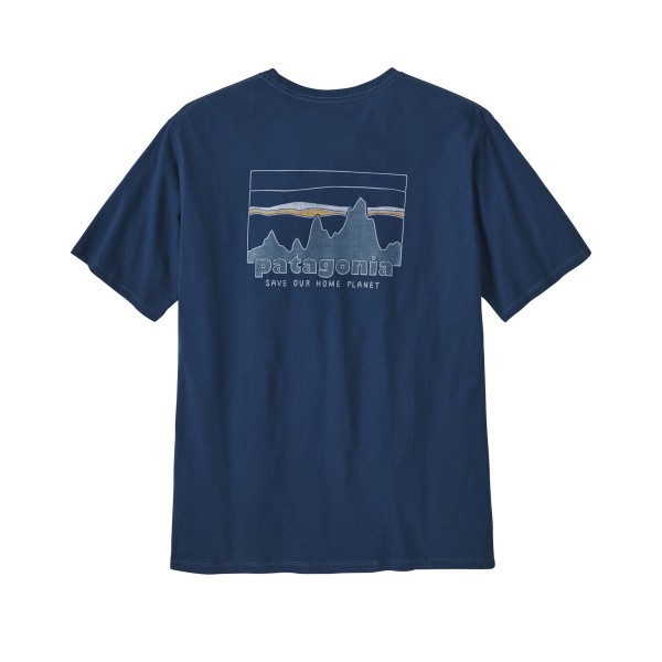 Patagonia '73 Skyline Organic T-Shirt (Lagom Blue)
