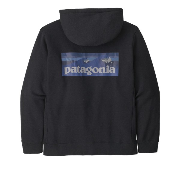 Patagonia Boardshort Logo Uprisal Pullover Hooded Sweatshirt (Ink Black)