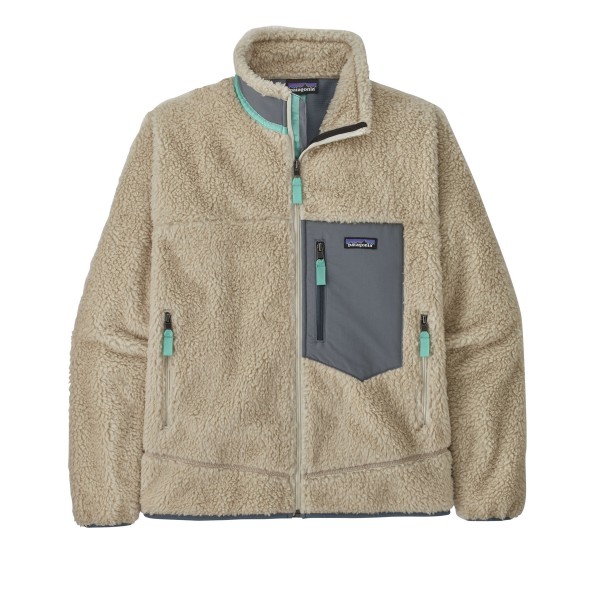 Patagonia Classic Retro-X Fleece Jacket (Dark Natural w/Plume Grey)