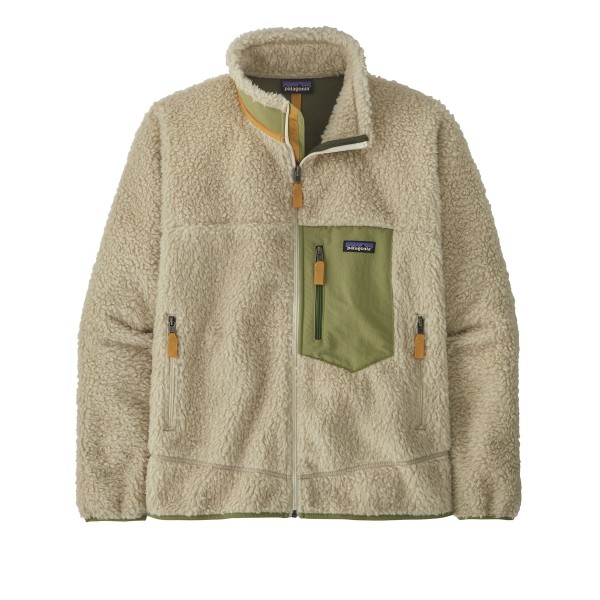 Patagonia Classic Retro-X Fleece Jacket (Dark Natural w/Buckhorn Green)