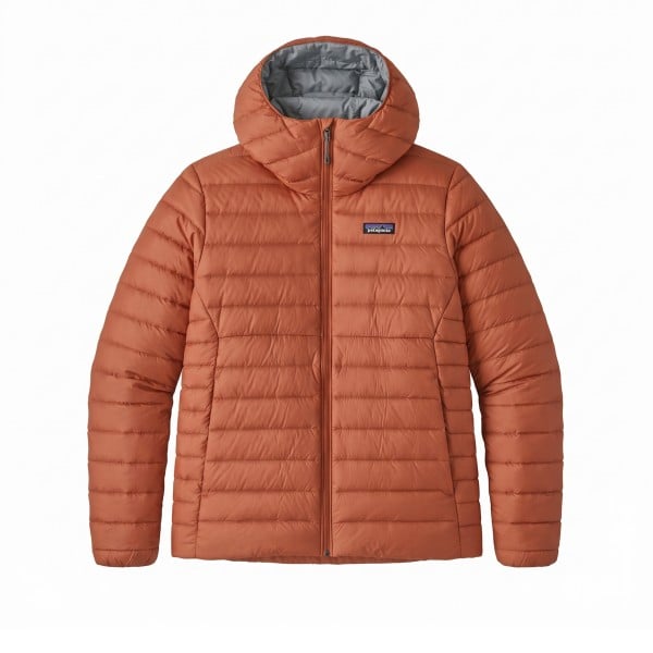 Patagonia Down Sweater Hooded Jacket (Coal Orange)