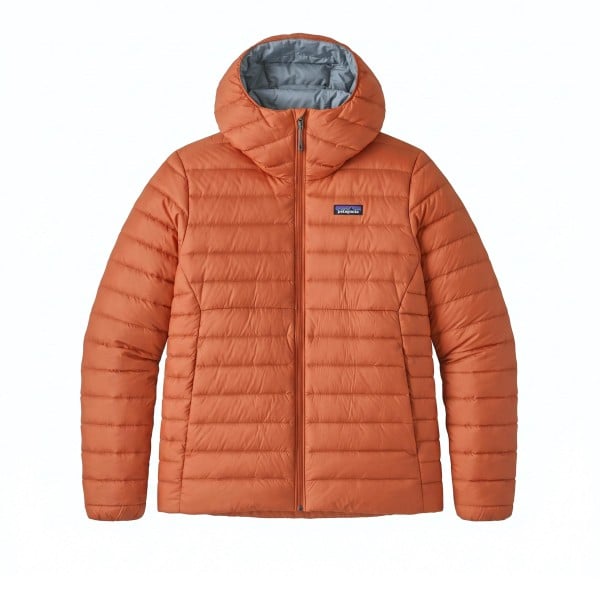 Patagonia Down Sweater Hooded Jacket (Coal Orange)